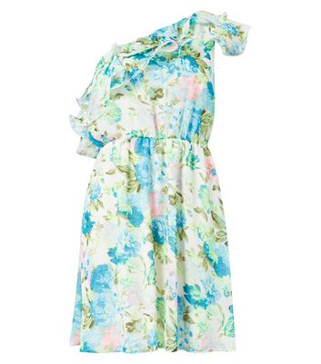 One Shoulder Ruffle Dress Tutorial